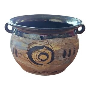 Michael Nelson Handcrafted Ceramic Southwestern Pot